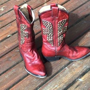 Frye Woman’s Billy Studded Cowboy Boots